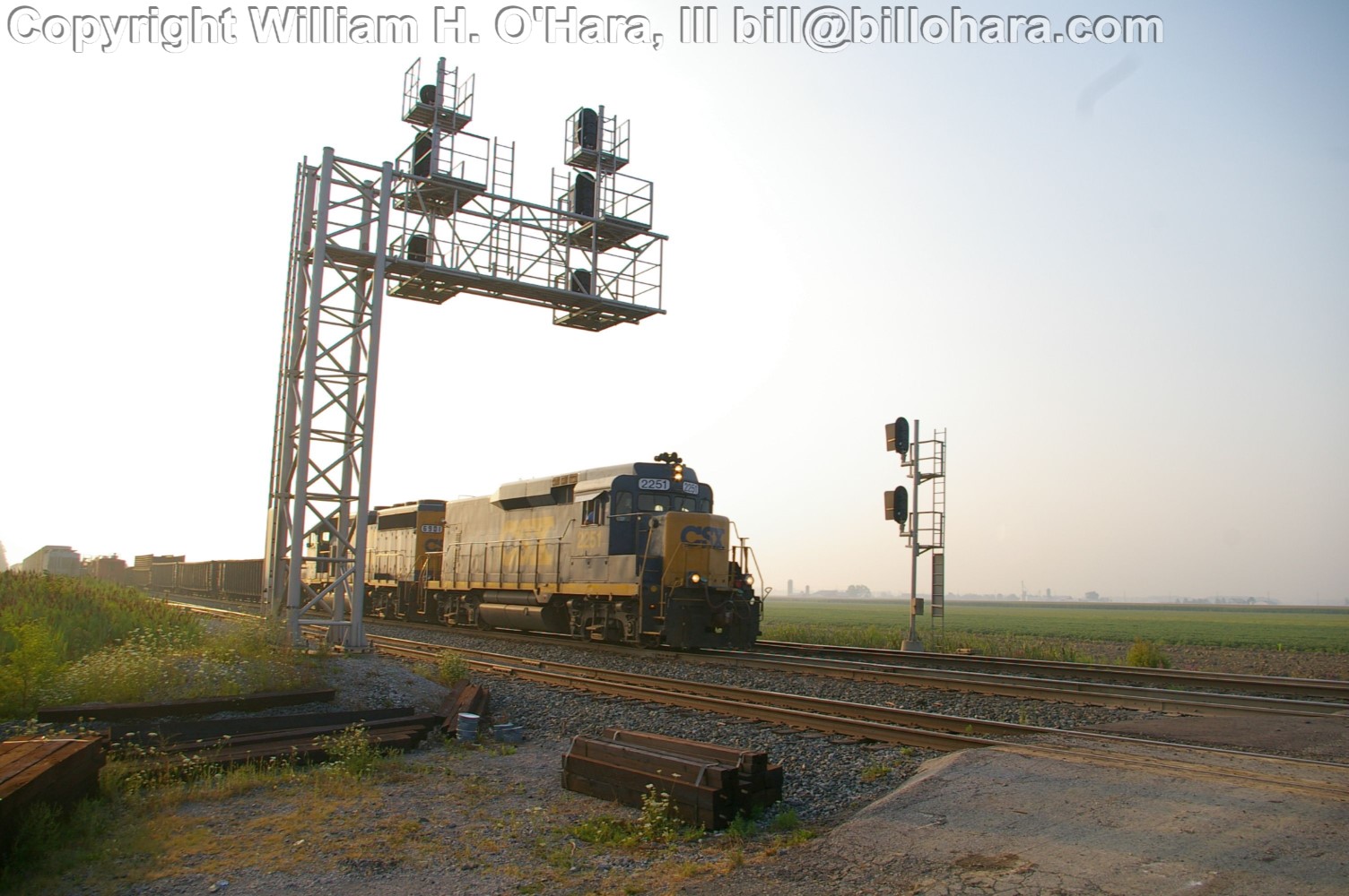 Classic CF7 on the B&O mainline near the New Baltimore facility Classic CF7 in CSX paint